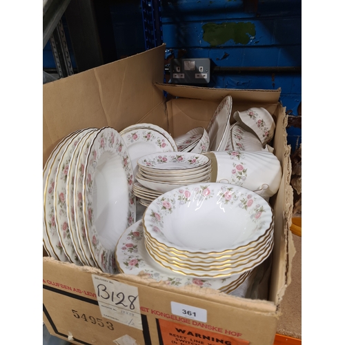 A quantity of Minton Spring bouquet dinnerware including 2 oval ...