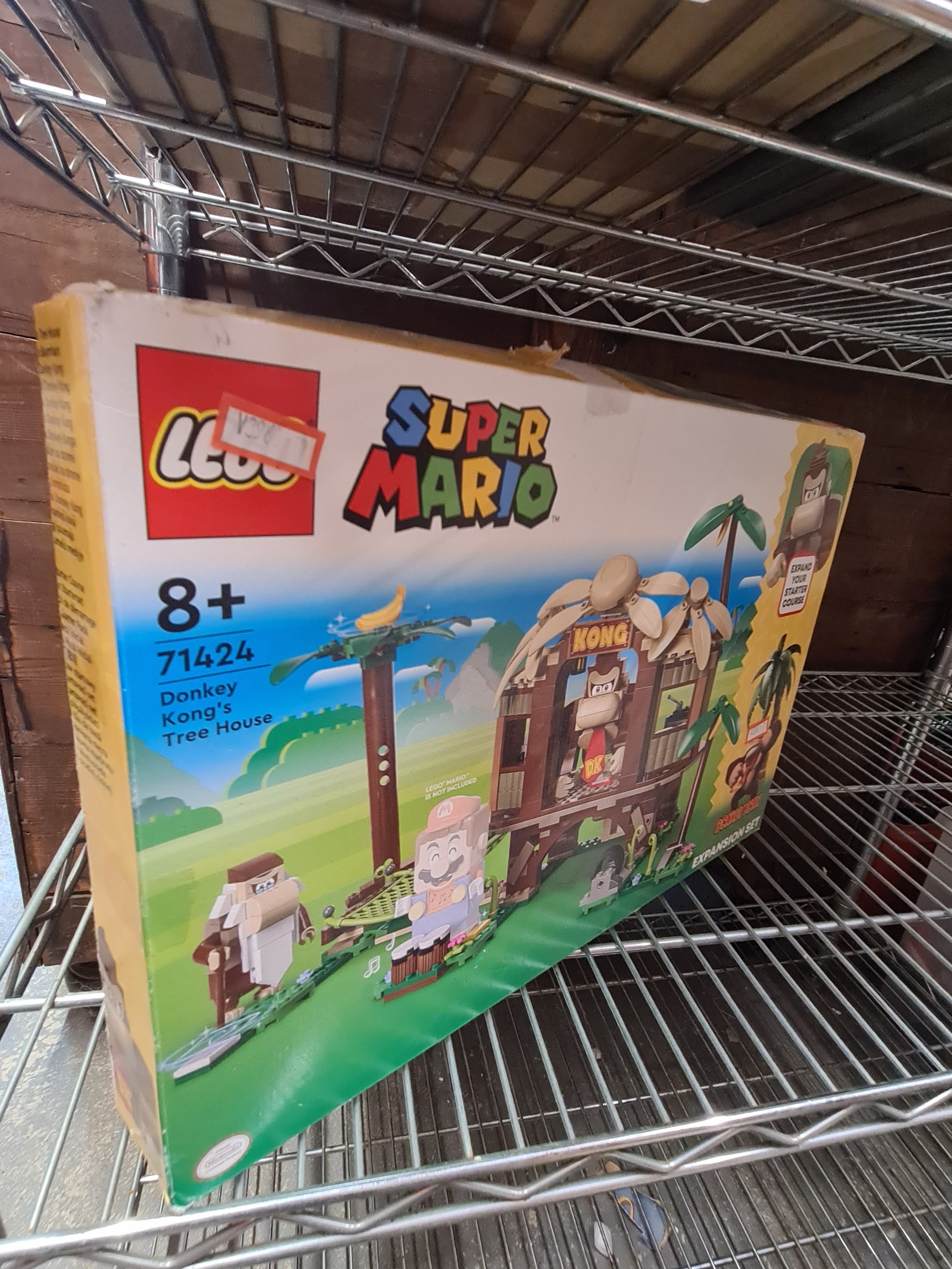 Super Mario Donkey Kong Lego set, opened box (damaged) but inside bags ...
