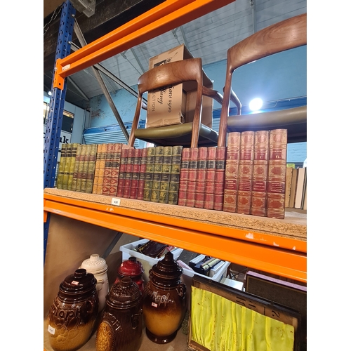Assorted shelf boxes in the form of leather bound books