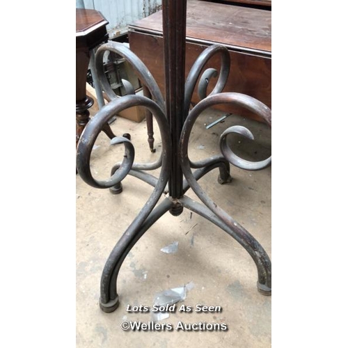 2 - LARGE COAT STAND, IN NEED OF RESTORATION, APPROX 82 INCHES HIGH / LOCATED AT VICTORIA ANTIQUES, WADE... 