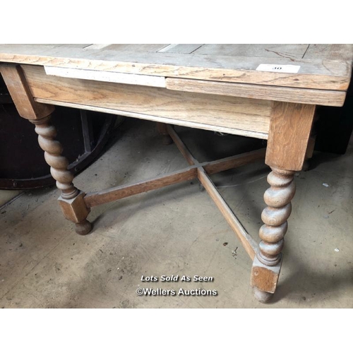 30 - SQUARE DROP LEAF DINING TABLE, 36 X 36 X 29.5 INCHES / LOCATED AT VICTORIA ANTIQUES, WADEBRIDGE, PL2... 