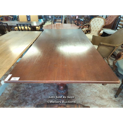 782 - *REFECTORY TABLE, 182 X 93 X 78CM / LOCATED AT VICTORIA ANTIQUES, WADEBRIDGE, PL27 7DD