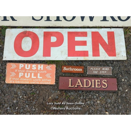 12 - Collection of old signs