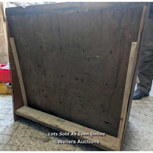 252 - Apocathery chest. Oak drawers with pine frame and ply sides. Was in a boat so had a sloped back. Wor... 