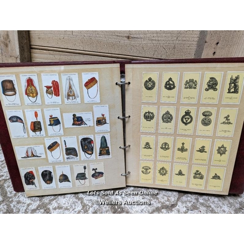 276 - An album of military cigarette cards of uniforms and Regiments of the British Army. Plus 26 Vintage ... 