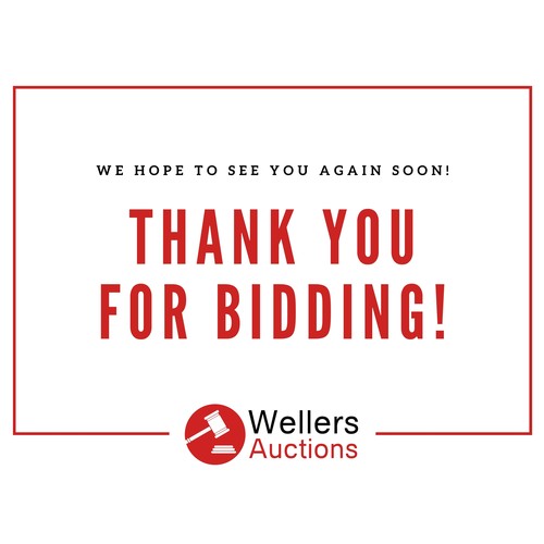 1513 - Thank you for bidding with Wellers today!