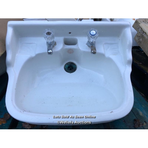 1302 - 3X ASSORTED SINKS INCLUDING ONE VICTOR MUSGRAVES