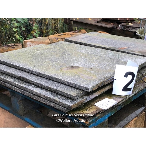 1329 - 9X PIECES OF GRANITE