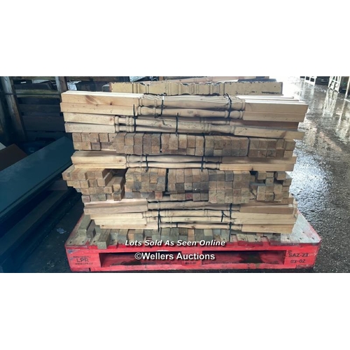 1476 - PALLET OF SPINDLES, ALL SIMILAR SIZES AND STYLES