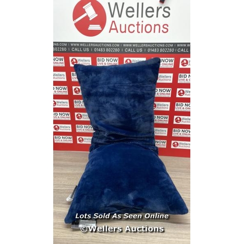 4055 - FAUX FUR ROLLED BODY PILLOW / MINIMAL SIGNS OF USE / D27