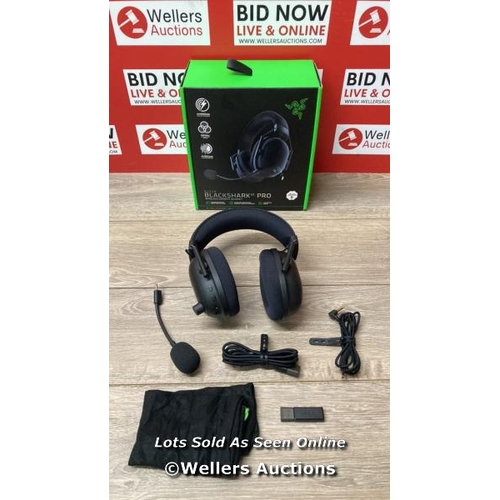 4088 - RAZER BLACKSHARK V2 PRO WIRELESS GAMING HEADSET, RZ04-03220100-R3M1 / MINIMAL SIGNS OF USE / D22