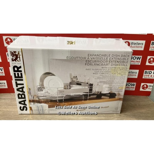 4095 - SABATIER EXPANDABLE DISHRACK / APPEARS NEW OPEN BOX / D29