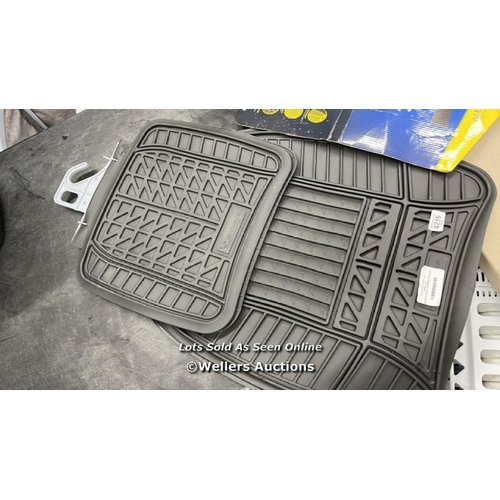 4216 - MICHELIN MD980-16 RUBBER CAR MATS / MINIMAL SIGNS OF USE / B36