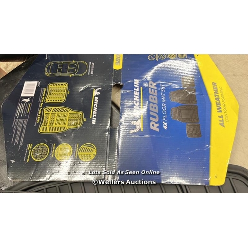 4216 - MICHELIN MD980-16 RUBBER CAR MATS / MINIMAL SIGNS OF USE / B36