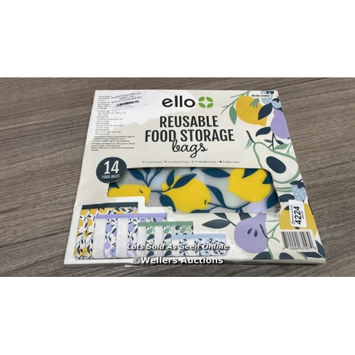 4224 - ELLO STORAGE BAG SET / APPEARS NEW   / B22