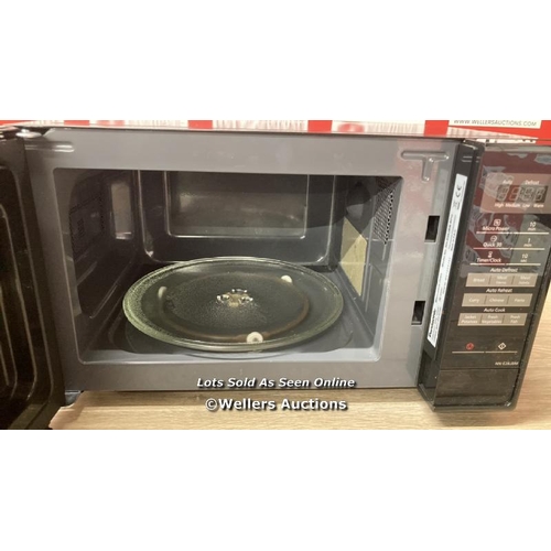 4236 - PANASONIC SOLO BLACK MICROWAVE / UNTESTED / SIGNS OF USE / C2