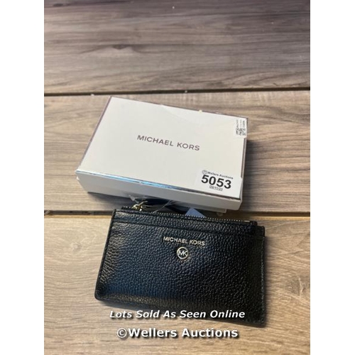 5053 - MICHAEL KORS SLIM LEATHER CARD HOLDER / NEW