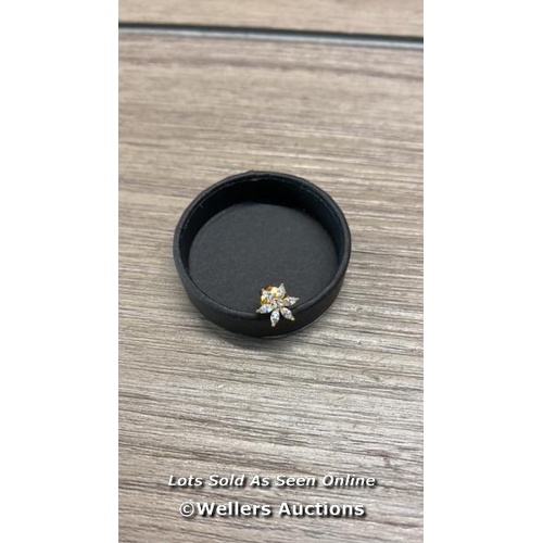 5078 - SINGLE THOMAS SABO FLOWER DIAMOND EARRING