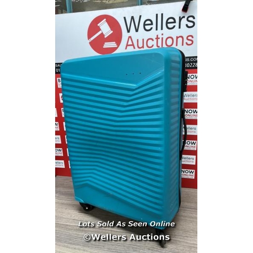 4257 - AMERICAN TOURISTER JETDRIVER LARGE 4 WHEEL SPINNER CASE / SIGNS OF USE / APPEARS IN OK CONDTION / MI... 