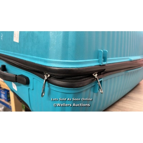 4257 - AMERICAN TOURISTER JETDRIVER LARGE 4 WHEEL SPINNER CASE / SIGNS OF USE / APPEARS IN OK CONDTION / MI... 