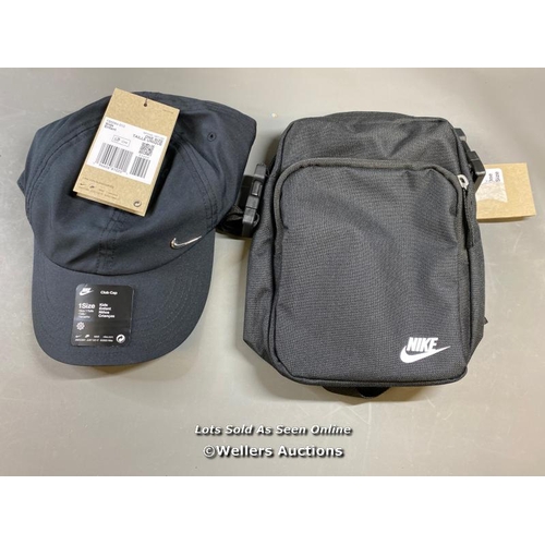9527 - X1 NEW NIKE CAP AND X1 NEW NIKE BAG