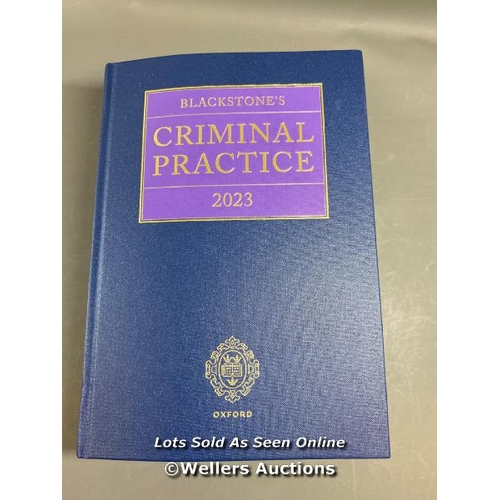 9555 - BLACKSTONES CRIMINAL PRACTICE 2023 BOOK