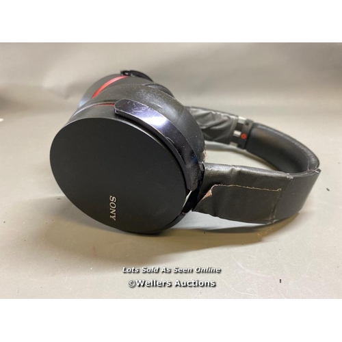 9630 - SONY MDR-XB950B1 HEADPHONES - FRAME DAMAGED