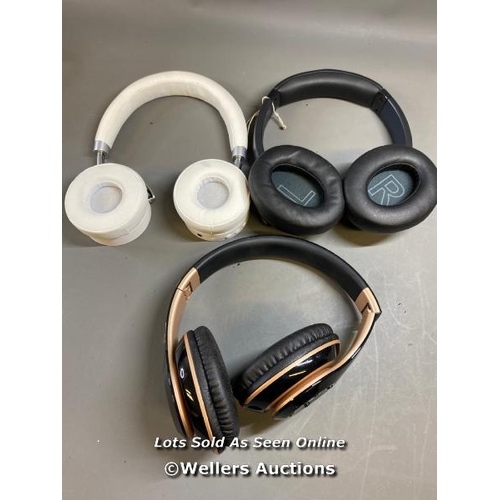 9636 - X3 HEADPHONES INCL. ANKER SOUNDCORE LIFE Q20+ SE AND 6S