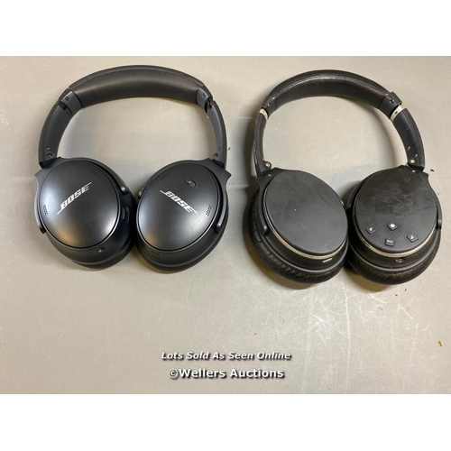 9638 - X1 BOSE HEADPHONES MODEL 437310 AND X1 SRHYTHM HEADPHONES