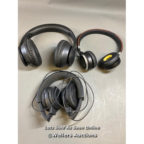 9648 - X2 HEADPHONES INCL. BOSE RHYSTEREO AND X1 JABRA HEADSET MODEL HSC018W