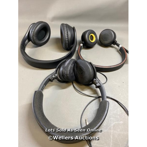 9648 - X2 HEADPHONES INCL. BOSE RHYSTEREO AND X1 JABRA HEADSET MODEL HSC018W