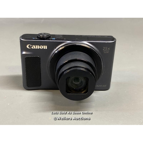 9659 - X1 CANON POWERSHOT SX620 HS DIGITAL CAMERA INCL. SELFIE STICK AND CAMERA BAG