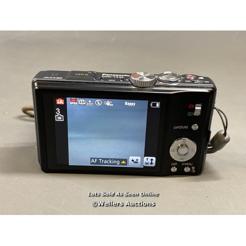 9660 - X1 LUMIX DMC-TZ20 DIGITAL CAMERA WITH CHARGER AND CASE AND X1 DVC DIGITAL VIDEO CAMERA