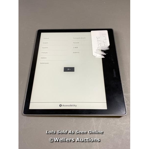 9669 - AMAZON KINDLE OASIS 2 - 9TH GEN / CW24WI / RESTORED TO FACTORY DEFAULTS