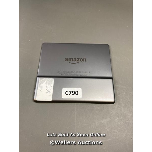 9672 - AMAZON KINDLE OASIS - 9TH GEN / S8IN4O / RESTORED TO FACTORY DEFAULTS