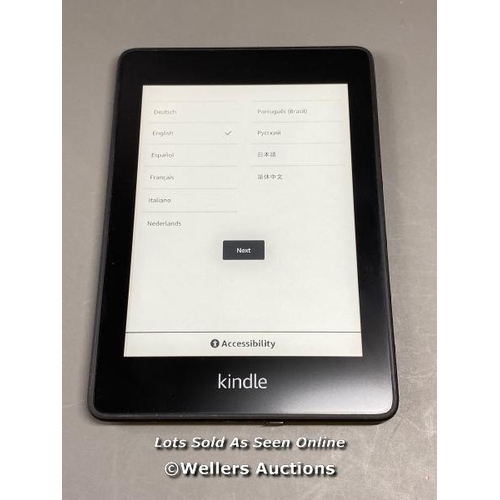 9675 - AMAZON KINDLE PAPERWHITE / PQ94WIF / RESTORED TO FACTORY DEFAULTS