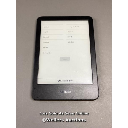 9676 - AMAZON KINDLE - 11TH GEN (2022) / C2V2L3 / RESTORED TO FACTORY DEFAULTS