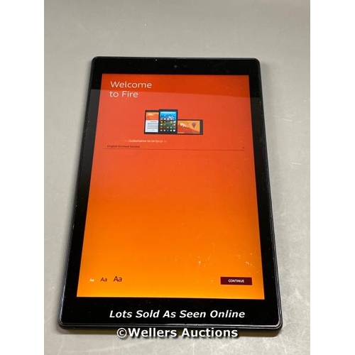 9687 - AMAZON FIRE HD 10 - 7TH GEN (2017) / SL056ZE / RESTORED TO FACTORY DEFAULTS