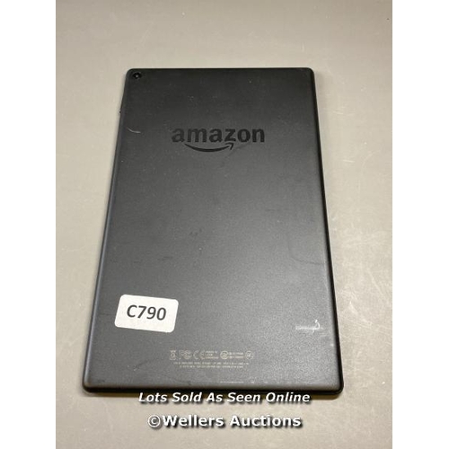 9689 - AMAZON FIRE HD 10 - 7TH GEN (2017) / SL056ZE / RESTORED TO FACTORY DEFAULTS