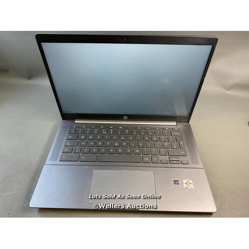 9713 - HP CHROMEBOOK / 14B-NA0005NA / SN: 5CD1183D57 / RESTORED TO FACTORY DEFAULTS / POWERS UP & APEARS FU... 