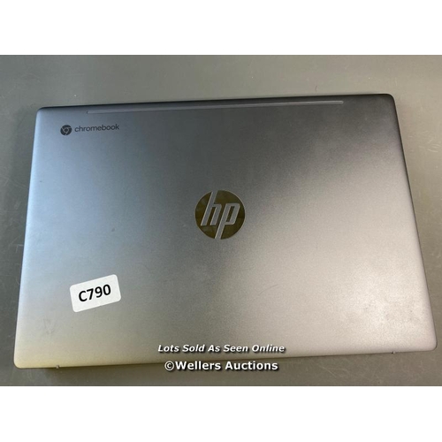 9713 - HP CHROMEBOOK / 14B-NA0005NA / SN: 5CD1183D57 / RESTORED TO FACTORY DEFAULTS / POWERS UP & APEARS FU... 