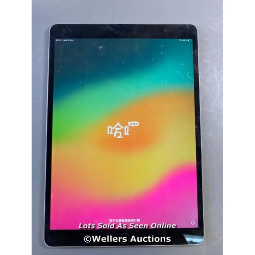 9620 - APPLE IPAD PRO 10.5 (2017) / A1701 / 64GB / SERIAL: DMPW90QCJ28K / I-CLOUD (ACTIVATION) UNLOCKED / R... 