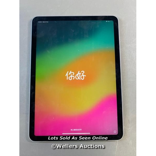 9624 - APPLE IPAD AIR (2020) 4ND GEN / A2316 / 256GB / SERIAL: DMPF53ZPQ16X / I-CLOUD (ACTIVATION) UNLOCKED... 