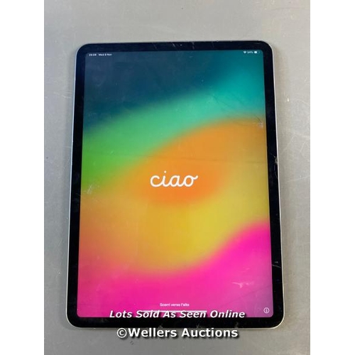 9632 - APPLE IPAD PRO (2021) / A2377 / 128GB / SERIAL: FPM4YQJ4K1 - SCREEN DAMAGED / I-CLOUD (ACTIVATION) U... 