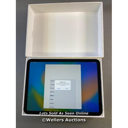 9633 - APPLE IPAD 10.9'' 10TH GEN (2022) / A2696 / 64GB / SERIAL: J390V72FPW / I-CLOUD (ACTIVATION) UNLOCKE... 