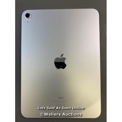 9633 - APPLE IPAD 10.9'' 10TH GEN (2022) / A2696 / 64GB / SERIAL: J390V72FPW / I-CLOUD (ACTIVATION) UNLOCKE... 