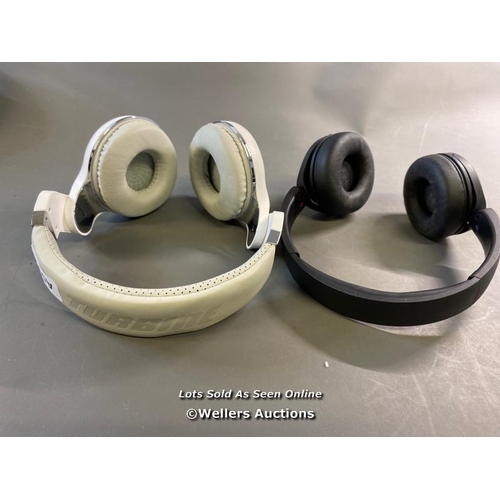 9637 - X1 SONY HEADPHONES MODEL YY2958 AND X1 BLUEDIO HURRICANE HEADPHONES