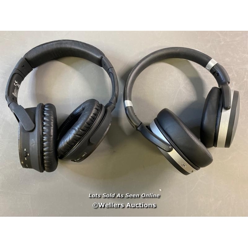 9638 - X1 SENNHEISER HEADPHONES MODEL HD450 AND X1 GOJI HEADPHONES