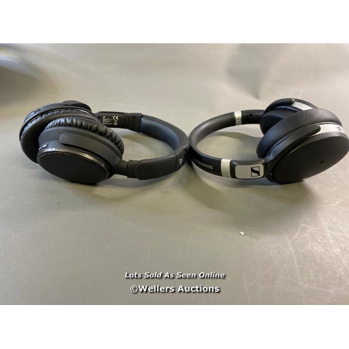 9638 - X1 SENNHEISER HEADPHONES MODEL HD450 AND X1 GOJI HEADPHONES