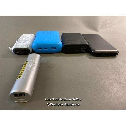 9660 - X4 POWER BANKS INCL. POCKET JUICE, ANKER AND XIAOMI